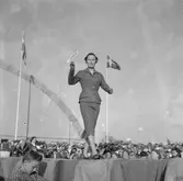 Expoveckan.
Mannekänguppvisning.
Svend Asmundsen
1 juni 1955.