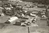 Flygfoto över samhället Målilla.