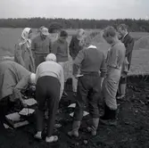 Arkeologisk utgrävning i Klinta.