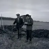 Ulf Erik Hagberg vid Skedemosse 1959.