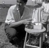 Utgrävningar vid Sörby - Störlinge med Ulf Erik Hagberg.