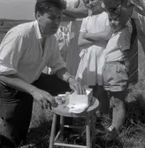 Utgrävningar vid Sörby - Störlinge med Ulf Erik Hagberg.