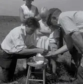 Utgrävningar vid Sörby - Störlinge med Ulf Erik Hagberg.