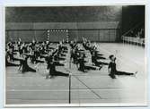 Husmodersgymnastiken firar 25-årsjubileum i oktober 1969 med gymnastikuppvisning i Sporthallen.