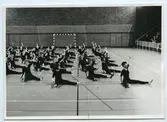 Husmodersgymnastiken firar 25-årsjubileum i oktober 1969 med gymnastikuppvisning i Sporthallen.