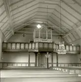 Orgelläktaren i Oskars kyrka.