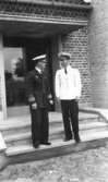T.v överste Carlgren och kapten Manninger ca 1943.