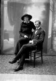 Ateljé foto av man och kvinna 1926.