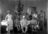Jul på sjukhus gruppfoto 1919
	Metallutfällning.