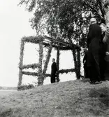 N. Vånga sn. Hans Majestät Konung Gustav VI Adolf på Lumbers hög den 19 augusti 1951.