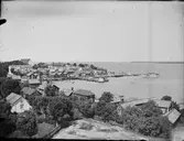 Vy över Öregrund, Uppland