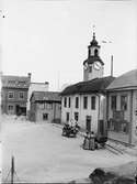 Rådhuset och torget i Östhammar, Uppland