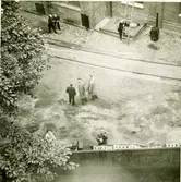 Brandskyddsövning på Payrus 1958.