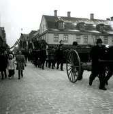 Firandet av Kalmar brandkårs 40-årsjubileum den 1:a januari 1946.