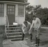Ulf Erik Hagberg med okänd.