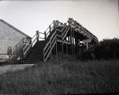 Övergång vid järnvägen vid Sandås hållplats. Även kallad för 