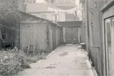 Okänd bakgård i Kalmar 1952