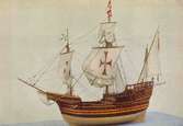 Modell av Christopher Columbus flaggskepp Santa Maria under den resa 1492 som ledde till upptäckten av Amerika.