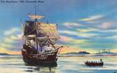 Fartyget Mayflower som sjösattes 1620.