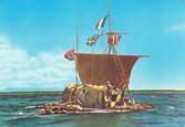 Flotten Kon-tikii Polynesien
Kon-Ti´ki-expeditionen
Thor Heyerdahls expedition 1947 
Avfärden ägde rum 28 april 1947 från Limas hamnstad Callao.
Nådde fram till den lilla atollen Raroia i Tuamotugruppen 7 augusti samma år.