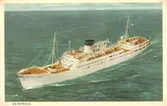 Kryssningsfartyget SS Patricia som tillhörde Svenska Lloyd.
På medelhavskryss med Patricia 6 okt-5 nov 1951. Göteborg- London-Lissabon-Cadiz-Palma de Mallorca-Neapel-Aten-Istanbul-Nauplia-Malta-Alger-Gibraltar-London-Göteborg.