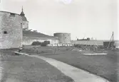 Kalmar Slott. Från arbetena 1932-33.