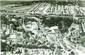 Papyrus fabriksområde,  Flygfoto.