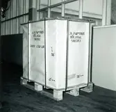 AB Papyrus. Pall papper avsedd för export. 18/10 1954.