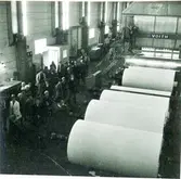 AB Papyrus. Fabriksvisning för de anställdas anhöriga 10/10 1970.