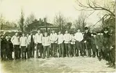 Bandylaget 1918 på Heden i Göteborg. Okänt lag och okända spelare.