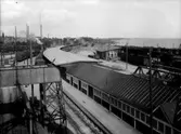 Bangården vid färjeläget 1929, 7845.
