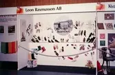 Leon Rasmusson AB:s monter vid en utställning i idrottshuset i Mölndal, 1970-tal.

För mer information om bilden se under tilläggsinformation.