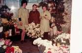 Tre kvinnor fotograferade i blomsteraffären vid Gamla Torget i Mölndal med adress Kvarnbygatan 45, 1970-tal. Kvinnan till höger hette Kerstin och var ägare av affären. Lokalen används numera av Corpus Pizzeria.

För mer information om bilden se under tilläggsinformation.