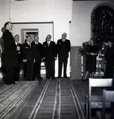 Foto taget vid kyrkoherde Jarestams arkitekthyllning, Borgholm.