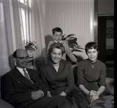 Kyrkoherde Iverson med familj 4/5 1959.