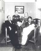 Familjen Karl Sjöblom, trädgårdsmästare i Mörtfors 1935-1946 då de flyttade till Horten i Norge.
