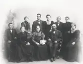 Familjegrupp, ateljébild.