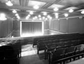 Interiör från biografen Palladium på denna bild från 1933. Huset ritades av stadsarkitekt Carl Crispin, invigdes 1924 och revs 1969.