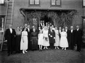 Bröllop hos familjen Forslunds, Stora Nygatan 11, Östhammar, Uppland