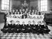 Konfirmander, Östhammar, Uppland 1943