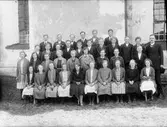 Konfirmandgrupp, Knutby kyrka, Uppland