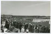 Gymnastikuppvisning på Fredriksskans 1930-40.