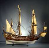Modellen Ö 4, som antagits föreställa skeppet Amarant.