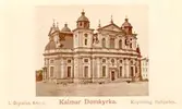 Vykort med motiv av Kalmar domkyrka.