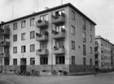 Byggnader i kvarteret Domaren i Klara år 1945.