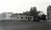 Shellstationen vid Malmtorget i Klara år 1927.