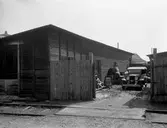 Geijers järnaffärs lager i Inre hamn 1930. Se kommentar.
