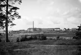 Vy över Skoghallsverkens fabriksområde.