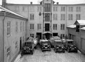 Bild från grossistföretaget Hakonbolagets verksamhet på Södra Kyrkogatan 7 i Karlstad. Firman var en av grundarna till dagens ICA-koncern. Bilden togs 1930.