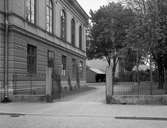 Telegrafverkets gavel mot nuvarande Almenparken på en bild från 1935.